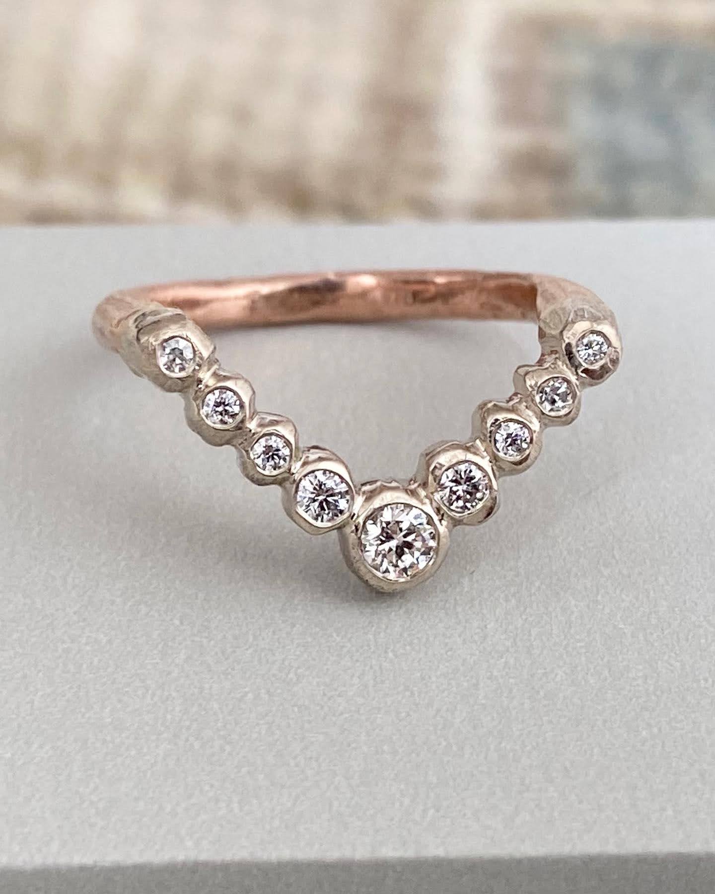 Arched Wedding Band: An Inside Look at the Design Process Mary Frances Maker