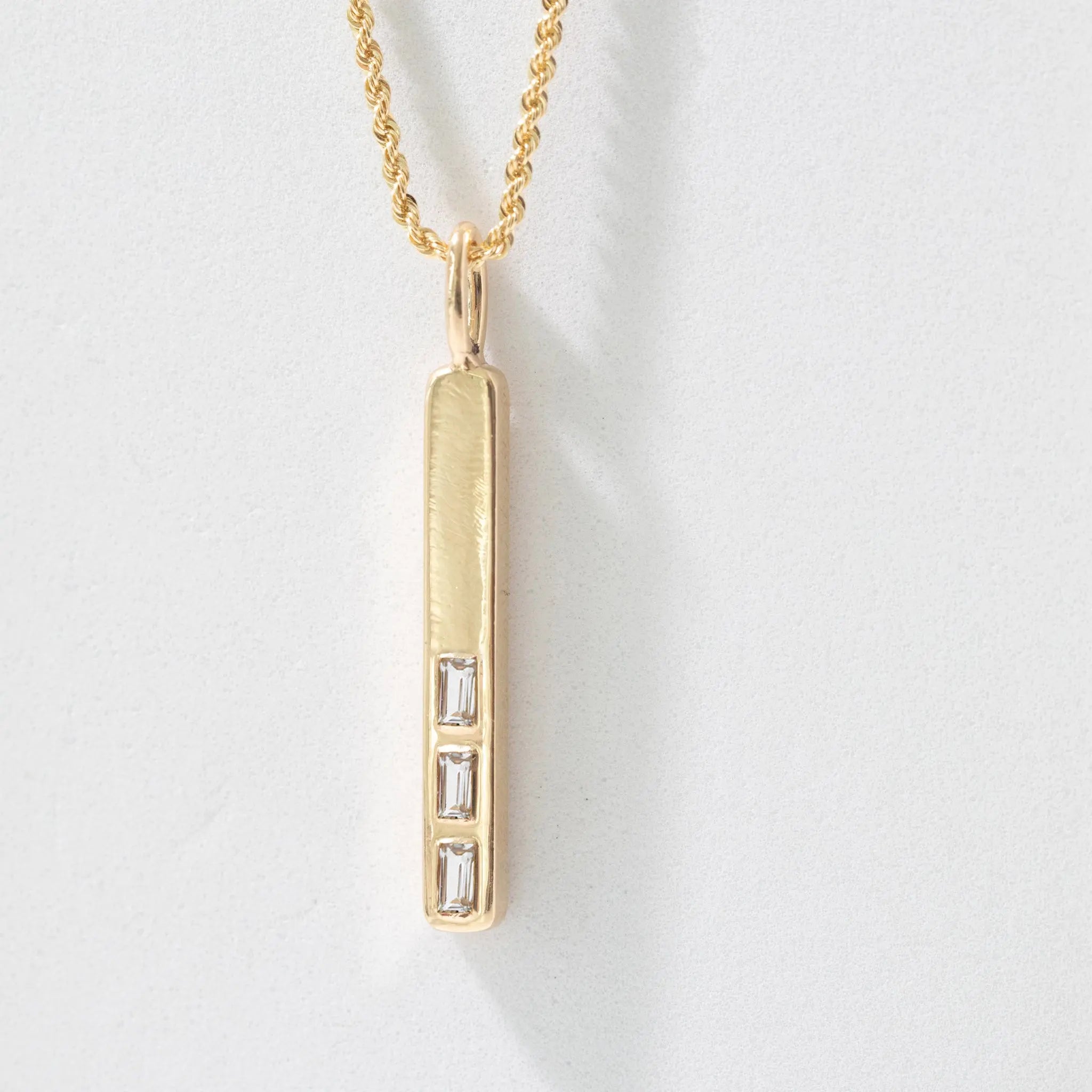 Baguette Bar Pendant Mary Frances Maker