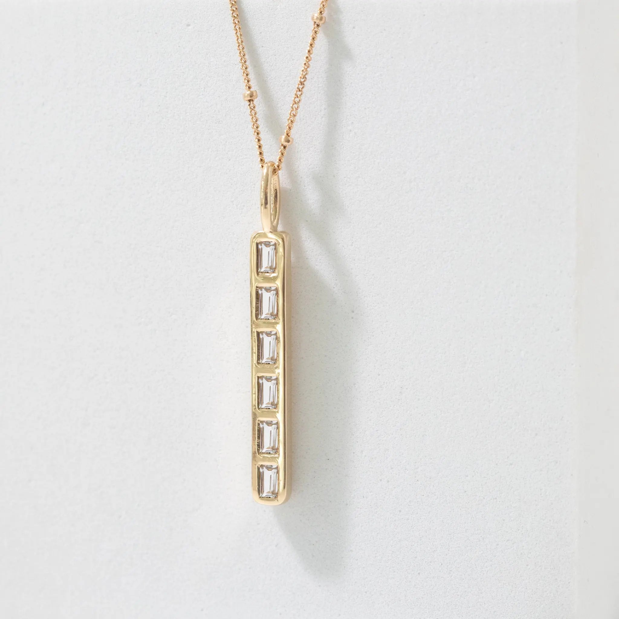 Baguette Bar Pendant Mary Frances Maker