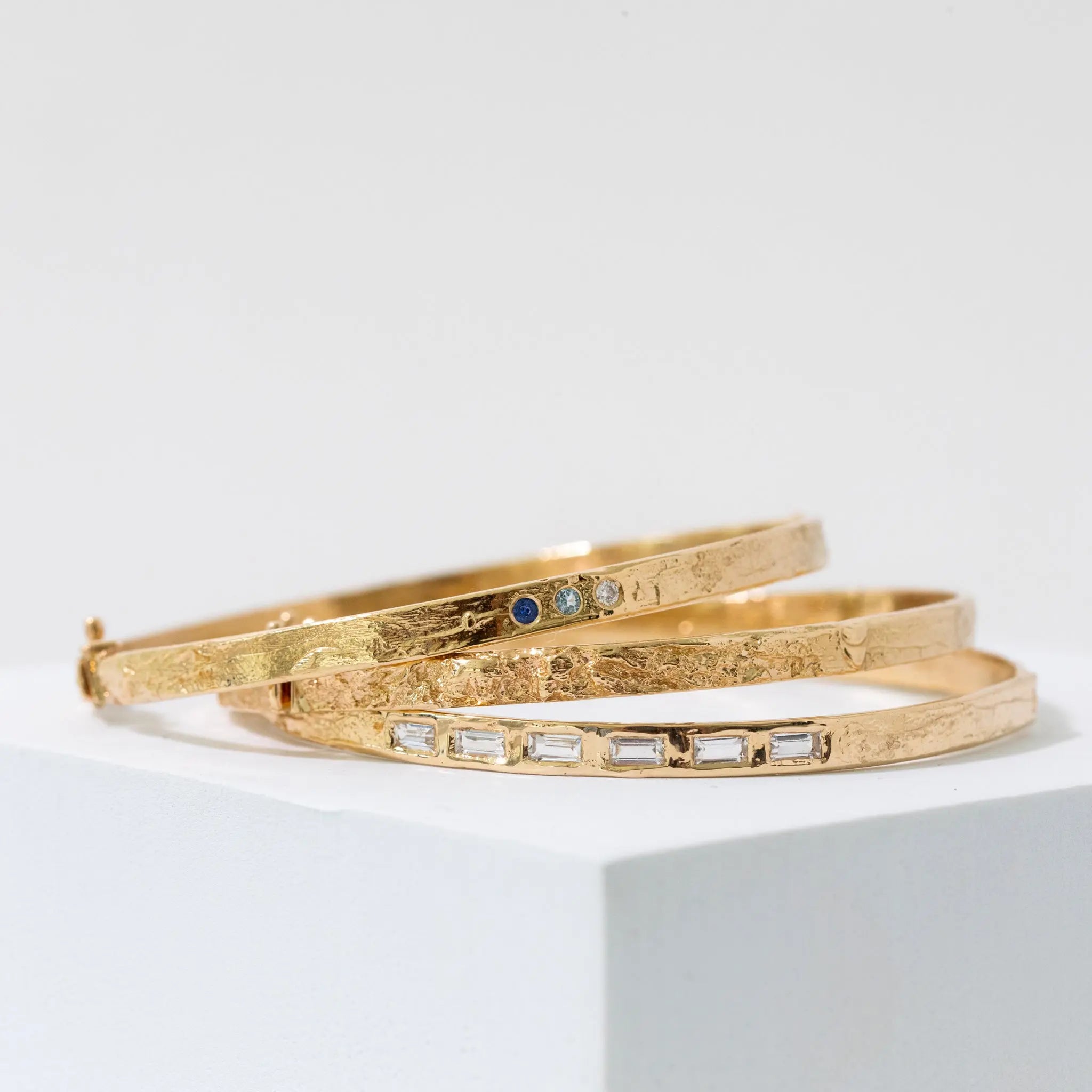 Birthstone Birch Bangle Mary Frances Maker