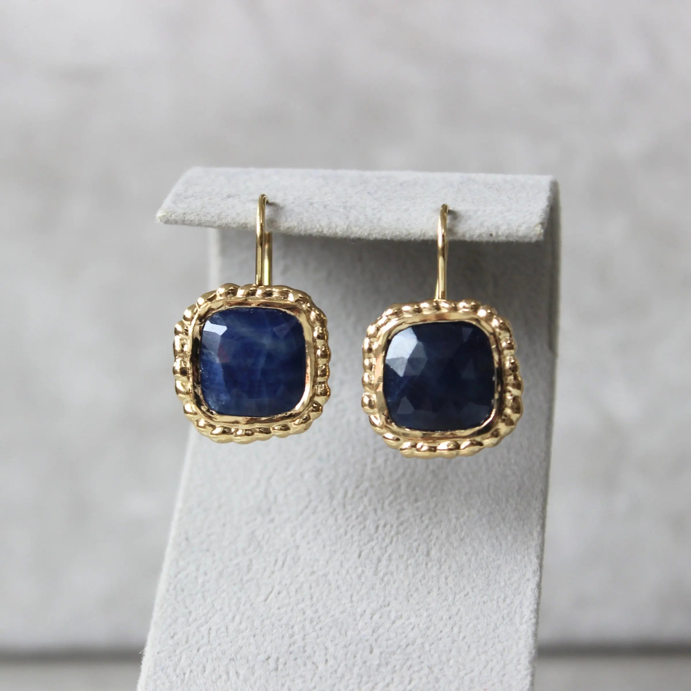 Sapphire Drop Earrings Mary Frances Maker